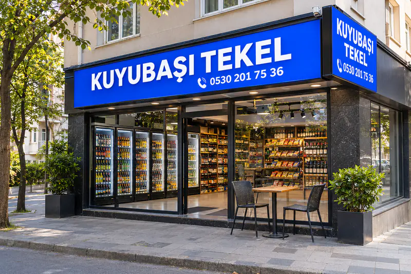 Kuyubaşı Tekel mağaza cephesi